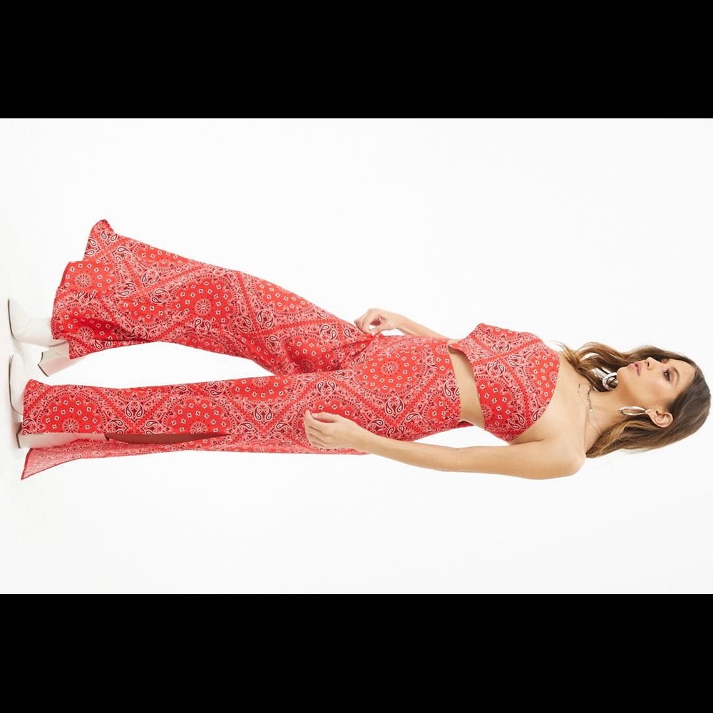 Forever 21 bandana pants outfit